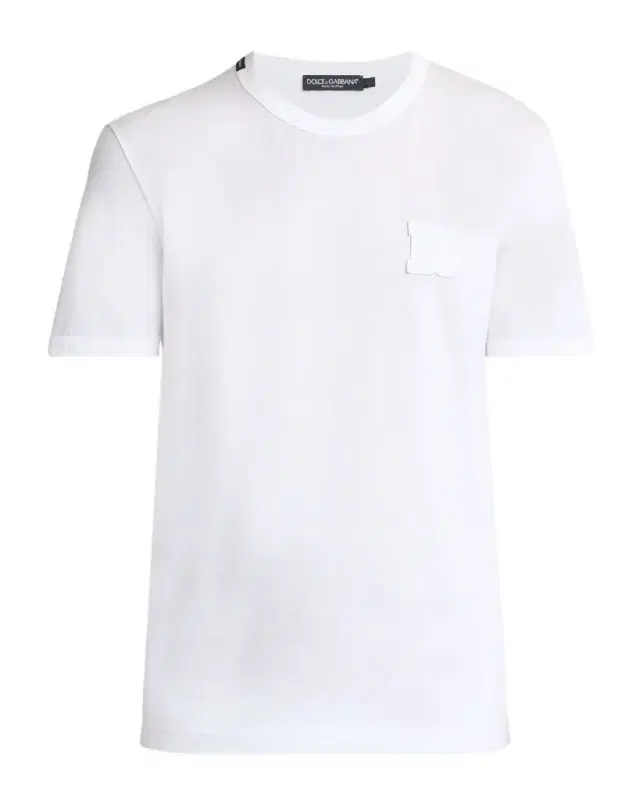 Men 's Cotton DG-Patch Crewneck T-Shirt