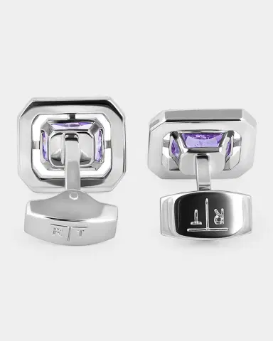 Tateossian Men 's Halo Rectangular Cufflinks | Thumbnail 3 Tateossian Men 's Halo Rectangular Cufflinks | Thumbnail 3