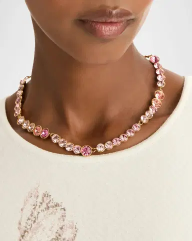Oscar de la Renta Cascade Rhinestone Necklace | Thumbnail 3 Oscar de la Renta Cascade Rhinestone Necklace | Thumbnail 3