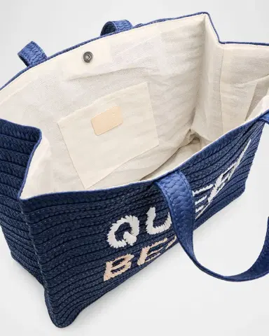 BTB Los Angeles Queen Beach Straw Tote Bag | Thumbnail 4