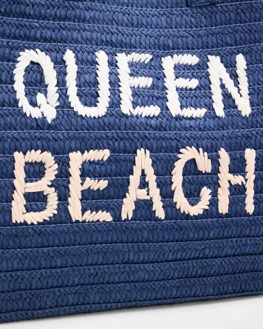 BTB Los Angeles Queen Beach Straw Tote Bag | Thumbnail 5