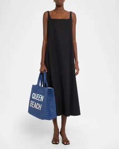 BTB Los Angeles Queen Beach Straw Tote Bag | Thumbnail 6