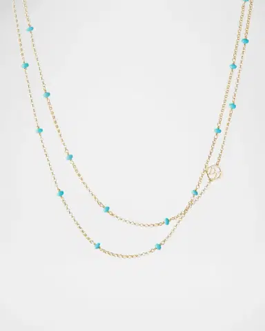 David Yurman Cable Collectibles Bead and Chain Necklace in 18K Gold/36"L | Thumbnail 2 David Yurman Cable Collectibles Bead and Chain Necklace in 18K Gold/36"L | Thumbnail 2