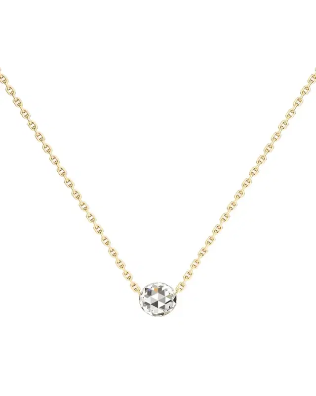 Unsaid Bubble Lab-Grown Diamond Pendant Necklace