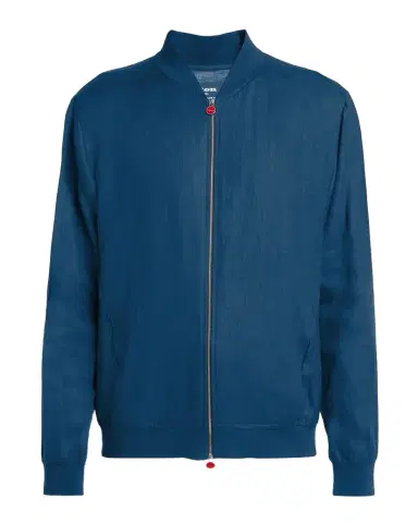 Kiton Men's Linen Full-Zip Blouson | Thumbnail 1 Kiton Men's Linen Full-Zip Blouson | Thumbnail 1