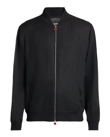 Kiton Men's Linen Full-Zip Blouson | Thumbnail 1