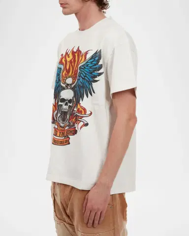 WHO DECIDES WAR en's Bad To The Bone Jersey Cotton T-Shirt | Thumbnail 4