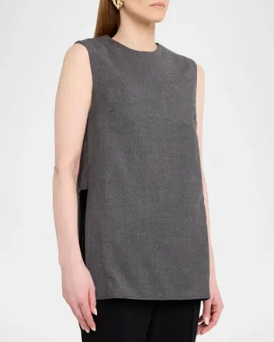 Akyn Studio Reese Sleeveless Wool Top | Thumbnail 3