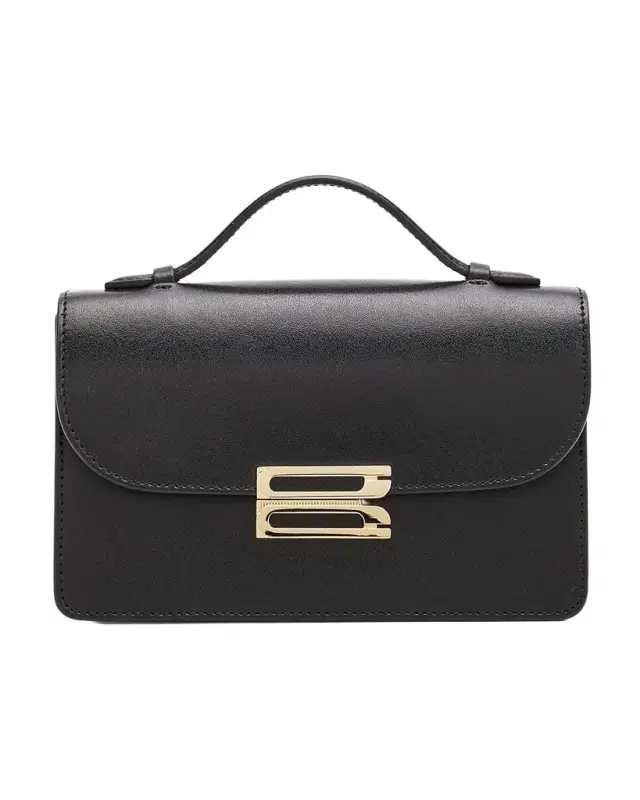 Victoria Beckham Dorian Mini Leather Crossbody Bag