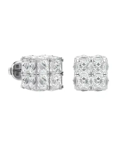 Unsaid Armor Cube Lab-Grown Diamond Stud Earrings | Thumbnail 1 Unsaid Armor Cube Lab-Grown Diamond Stud Earrings | Thumbnail 1