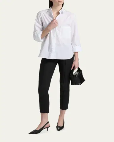 TWP Next Morning Button-Front Shirt | Thumbnail 9