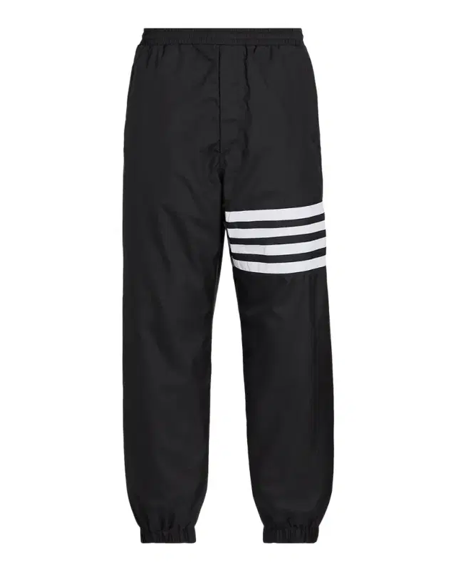 Thom Browne Men 's Shiny Ripstop 4-Bar Track Pants