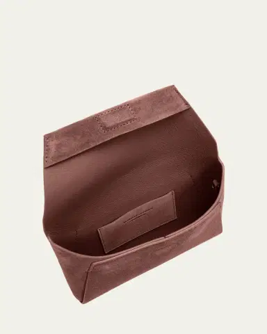 Brunello Cucinelli Suede Envelope Pochette Clutch Bag | Thumbnail 4 Brunello Cucinelli Suede Envelope Pochette Clutch Bag | Thumbnail 4