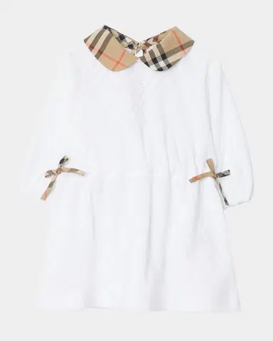 Burberry Girl 's Check Cotton Dress with Bloomers, Size -18M | Thumbnail 2 Burberry Girl 's Check Cotton Dress with Bloomers, Size -18M | Thumbnail 2