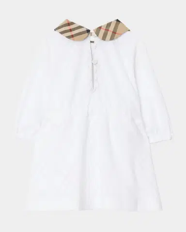 Burberry Girl 's Check Cotton Dress with Bloomers, Size -18M | Thumbnail 3 Burberry Girl 's Check Cotton Dress with Bloomers, Size -18M | Thumbnail 3