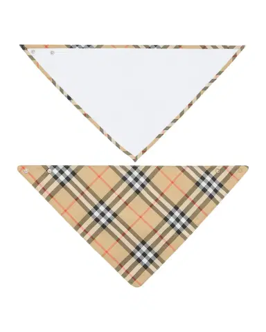 Burberry Kid's Check Cotton Two-Piece Bib Set | Thumbnail 2 Burberry Kid's Check Cotton Two-Piece Bib Set | Thumbnail 2