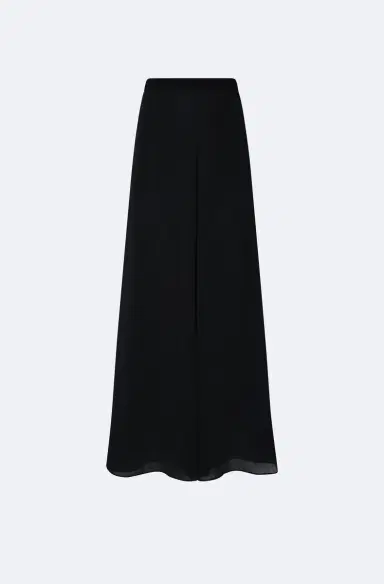 Lapointe Georgette Wide Leg Pant | Thumbnail 1 Lapointe Georgette Wide Leg Pant | Thumbnail 1