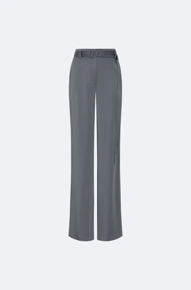 LAPOINTE Lightweight Satin Belted Pant