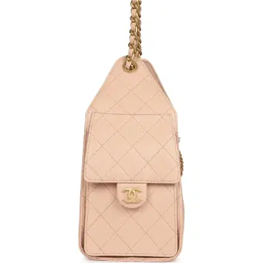 Chanel Chanel Small 25 Hobo Bag Light Pink Caviar Antique Gold Hardware | Thumbnail 4 Chanel Chanel Small 25 Hobo Bag Light Pink Caviar Antique Gold Hardware | Thumbnail 4