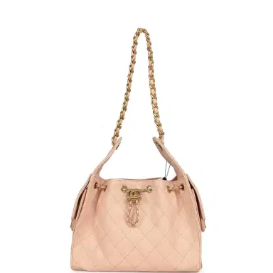 Chanel Chanel Small 25 Hobo Bag Light Pink Caviar Antique Gold Hardware | Thumbnail 6 Chanel Chanel Small 25 Hobo Bag Light Pink Caviar Antique Gold Hardware | Thumbnail 6
