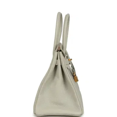 HERMÈS Hermes Birkin 30 Gris Perle Togo Gold Hardware | Thumbnail 3