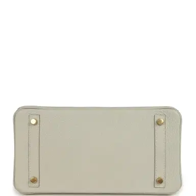 HERMÈS Hermes Birkin 30 Gris Perle Togo Gold Hardware | Thumbnail 6