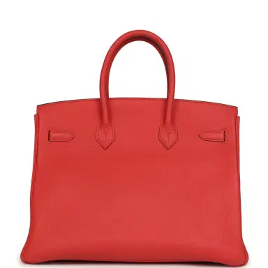 HERMÈS Hermes Birkin 35 Bougainvillea Clemence Palladium Hardware | Thumbnail 4