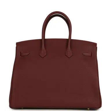HERMÈS Hermes Birkin 35 Rouge H Togo Gold Hardware | Thumbnail 4