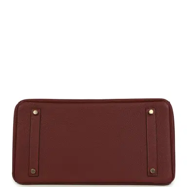 HERMÈS Hermes Birkin 35 Rouge H Togo Gold Hardware | Thumbnail 6