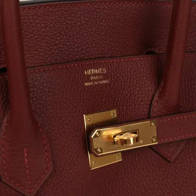 HERMÈS Hermes Birkin 35 Rouge H Togo Gold Hardware | Thumbnail 7