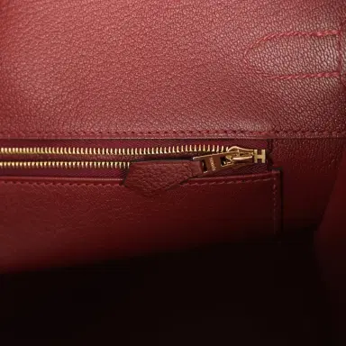 HERMÈS Hermes Birkin 35 Rouge H Togo Gold Hardware | Thumbnail 9