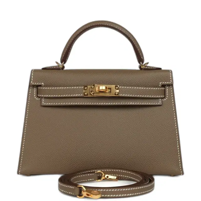 Hermes Kelly Sellier 20 Etoupe Epsom Gold Hardware Hermes Kelly Sellier 20 Etoupe Epsom Gold Hardware