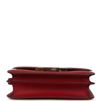 HERMÈS Pre-owned Hermes Constance 24 Rouge Grenat Verso Epsom Lacquered Permabrass Hardware | Thumbnail 6 HERMÈS Pre-owned Hermes Constance 24 Rouge Grenat Verso Epsom Lacquered Permabrass Hardware | Thumbnail 6