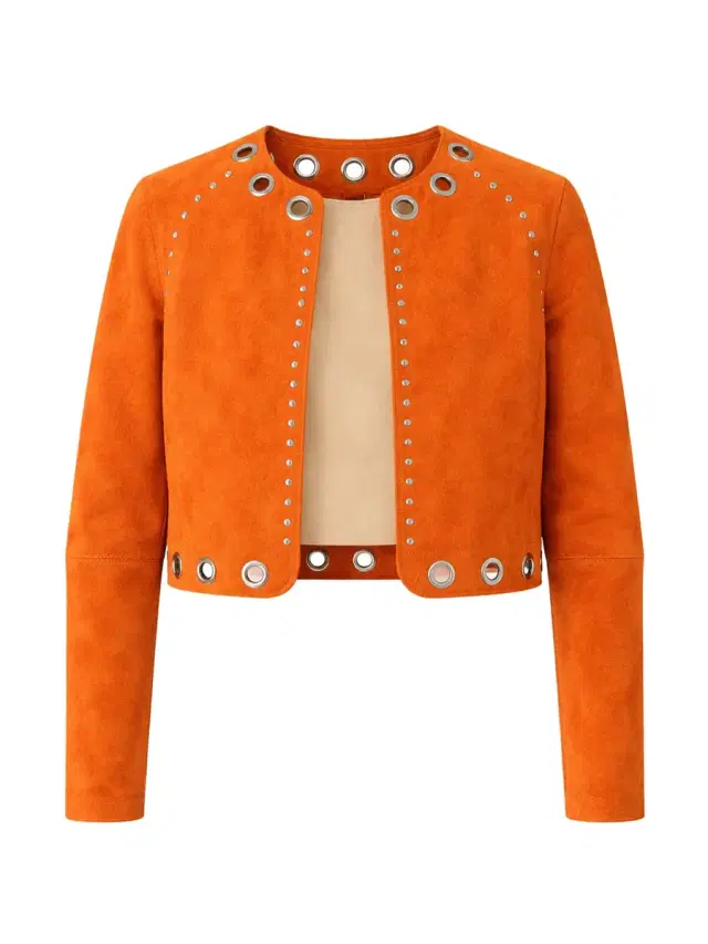 Darby Suede Studded Jacket