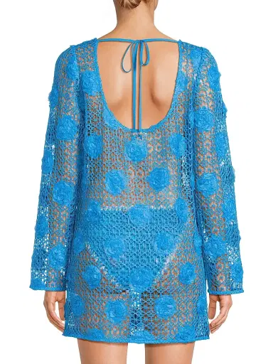 Milly Women's 3D Crochet Cover-Up | Thumbnail 5 Milly Women's 3D Crochet Cover-Up | Thumbnail 5