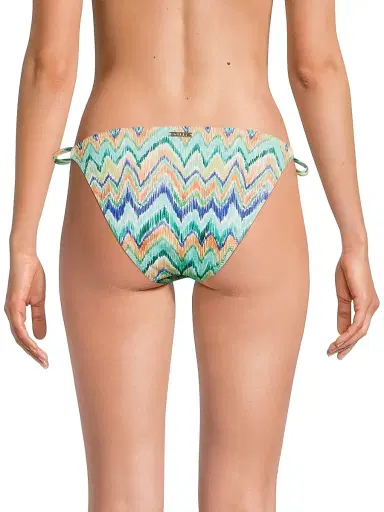 Milly Women's Chevron String Bikini Bottom - Tropical Multi - Size Large | Thumbnail 5 Milly Women's Chevron String Bikini Bottom - Tropical Multi - Size Large | Thumbnail 5