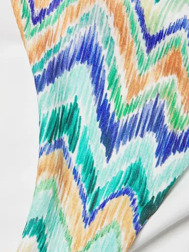 Milly Women's Chevron String Bikini Bottom - Tropical Multi - Size Large | Thumbnail 6 Milly Women's Chevron String Bikini Bottom - Tropical Multi - Size Large | Thumbnail 6