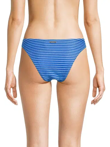 Milly Women's Margot Striped Bikini Bottom - Blue Multi - Size Large | Thumbnail 5 Milly Women's Margot Striped Bikini Bottom - Blue Multi - Size Large | Thumbnail 5