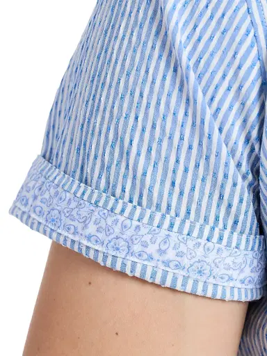 Robert Graham Men's Fornillo Striped Jacquard Shirt - Navy - Size XXL | Thumbnail 5