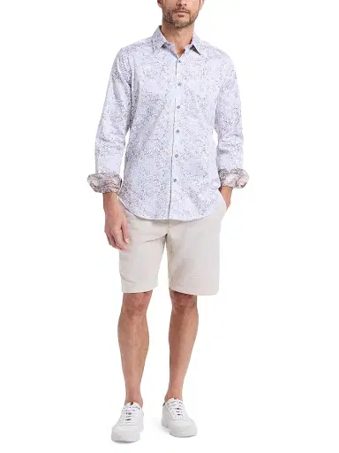 Robert Graham Men's Liverpool Printed Stretch-Cotton Shirt - Size XL | Thumbnail 2