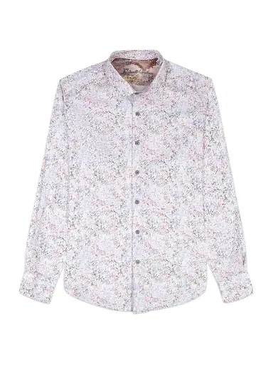 Robert Graham Men's Liverpool Printed Stretch-Cotton Shirt - Size XL | Thumbnail 1