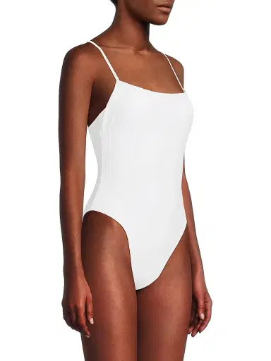 Milly Women's Ringside One-Piece Swimsuit - Beige Gold | Thumbnail 4