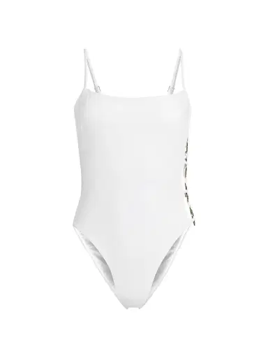 Milly Women's Ringside One-Piece Swimsuit - Beige Gold | Thumbnail 1