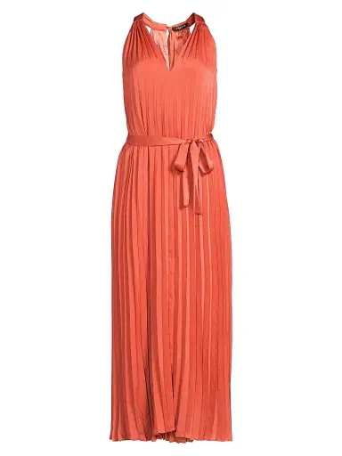 Ungaro Women's Susan Accordion Pleated Satin Cocktail Dress | Thumbnail 1