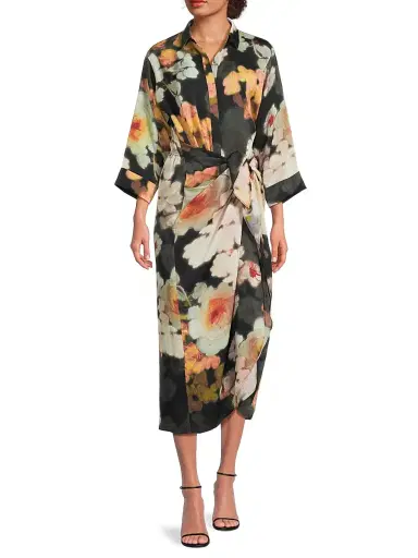 Ungaro Women's Imani Printed Sheath Midi-Dress | Thumbnail 2
