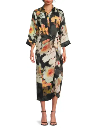 Ungaro Women's Imani Printed Sheath Midi-Dress | Thumbnail 3