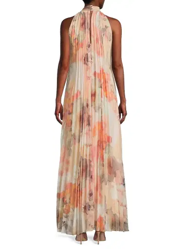 Ungaro Women's Ira Garden Of Noor Pleated Maxi Dress | Thumbnail 5