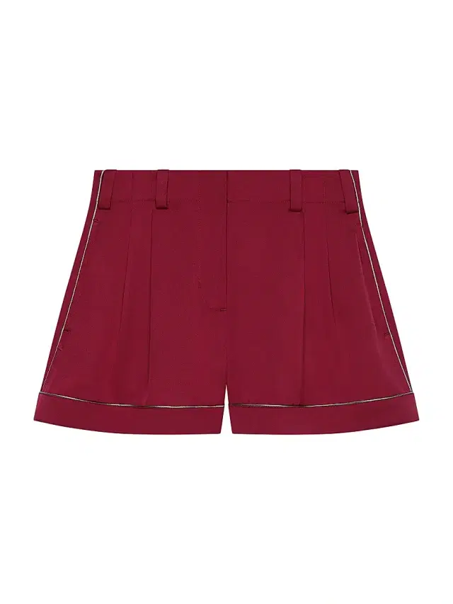 Givenchy Women's Shorts in Silk - Red Cherry