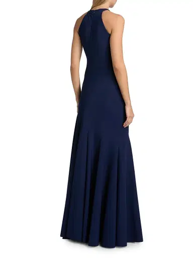 Chiara Boni La Petite Robe Women's Janis Halterneck Gown | Thumbnail 5