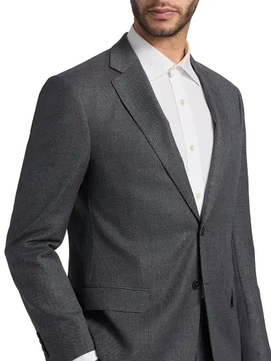 Emporio Armani Men's Virgin Wool Suit - Blue Graphite - Size 40 | Thumbnail 6 Emporio Armani Men's Virgin Wool Suit - Blue Graphite - Size 40 | Thumbnail 6